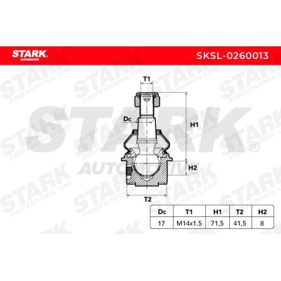 Traggelenk Stark SKSL-0260013 SKSL-0260013 - foto 5