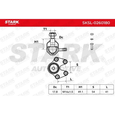 Traggelenk Stark SKSL-0260180 SKSL-0260180 - foto 3