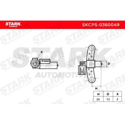 Impulsgeber, Kurbelwelle Stark SKCPS-0360049 SKCPS-0360049 - foto 4