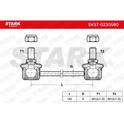 Stabilisator Stange Stark SKST-0230580 SKST-0230580 - foto 5