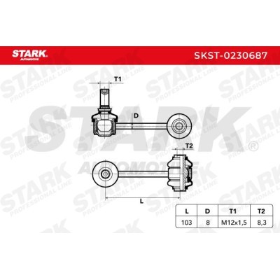 Stabilisator Stange Stark SKST-0230687 SKST-0230687 - foto 6