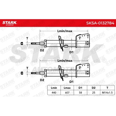 Stoßdämpfer Stark SKSA-0132784 SKSA-0132784 - foto 4