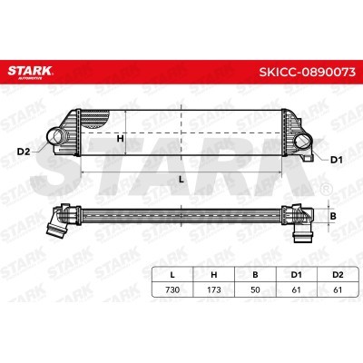 Ladeluftkühler Stark SKICC-0890073 SKICC-0890073 - foto 5