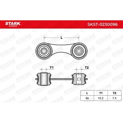 Stabilisator Stange Stark SKST-0230096 SKST-0230096 - foto 5