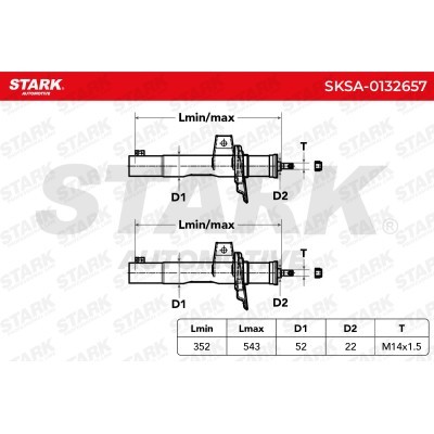 Stoßdämpfer Stark SKSA-0132657 SKSA-0132657 - foto 3