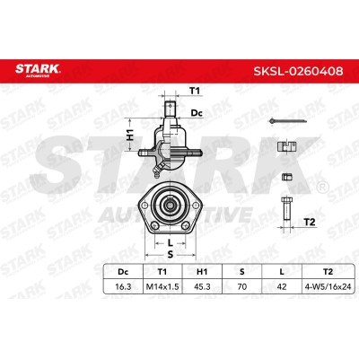 Traggelenk Stark SKSL-0260408 SKSL-0260408 - foto 6