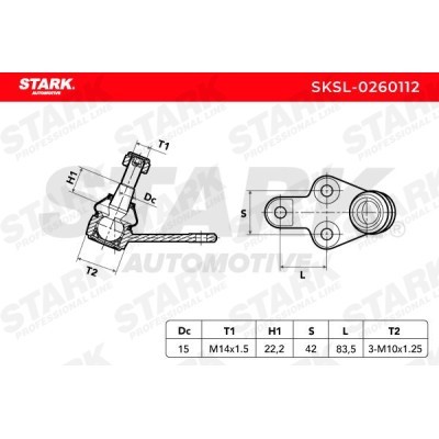Traggelenk Stark SKSL-0260112 SKSL-0260112 - foto 5