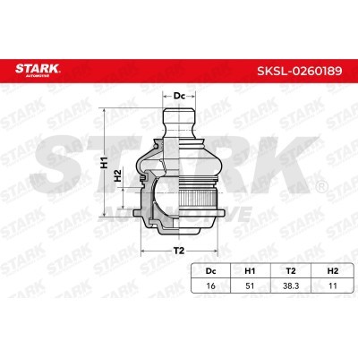 Traggelenk Stark SKSL-0260189 SKSL-0260189 - foto 5