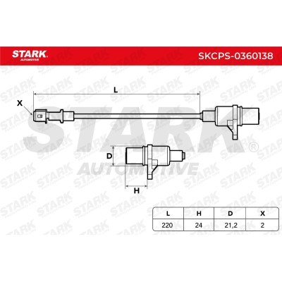 Impulsgeber, Kurbelwelle Stark SKCPS-0360138 SKCPS-0360138 - foto 6