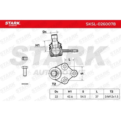 Traggelenk Stark SKSL-0260078 SKSL-0260078 - foto 5