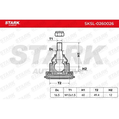 Traggelenk Stark SKSL-0260026 SKSL-0260026 - foto 5