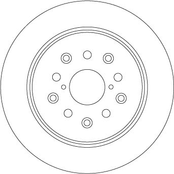 Bremsscheibe TRW DF4509 DF4509 - foto 2