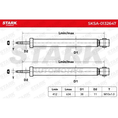 Stoßdämpfer Stark SKSA-0132647 SKSA-0132647 - foto 9