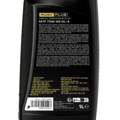 Getriebeöl RIDEX 1667T0004P 1667T0004P - foto 5