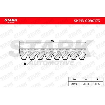 Keilrippenriemen Stark SKPB-0090173 SKPB-0090173 - foto 5