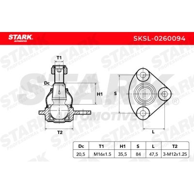 Traggelenk Stark SKSL-0260094 SKSL-0260094 - foto 3