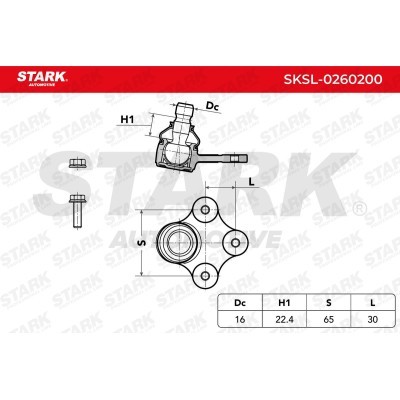 Traggelenk Stark SKSL-0260200 SKSL-0260200 - foto 5