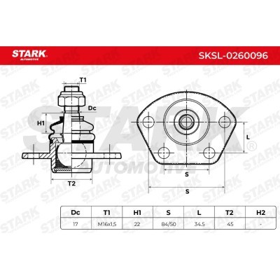Traggelenk Stark SKSL-0260096 SKSL-0260096 - foto 5