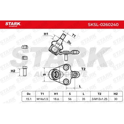 Traggelenk Stark SKSL-0260240 SKSL-0260240 - foto 4