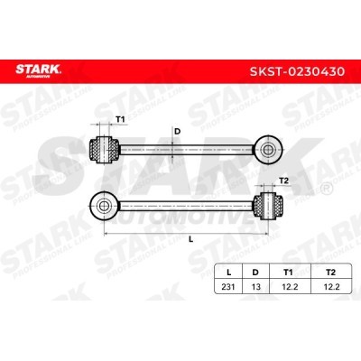 Stabilisator Stange Stark SKST-0230430 SKST-0230430 - foto 6