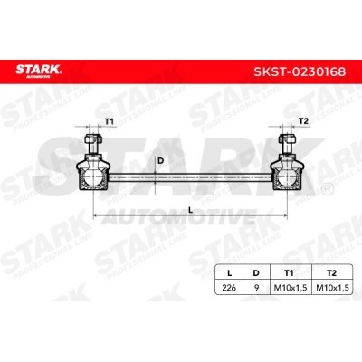 Stabilisator Stange Stark SKST-0230168 SKST-0230168 - foto 2