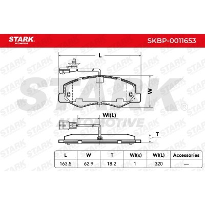 Bremsbeläge Satz Stark SKBP-0011653 SKBP-0011653 - foto 5