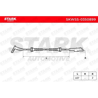 ABS Sensor Stark SKWSS-0350899 SKWSS-0350899 - foto 6