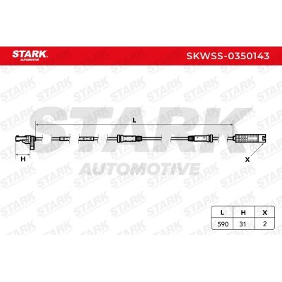 ABS Sensor Stark SKWSS-0350143 SKWSS-0350143 - foto 5