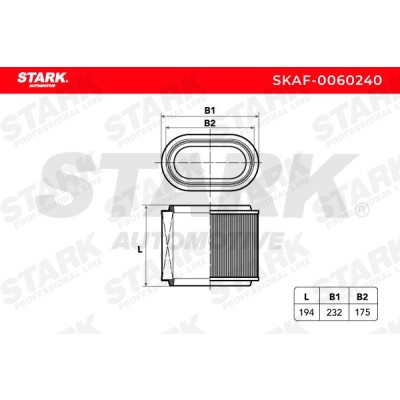 Luftfilter Stark SKAF-0060240 SKAF-0060240 - foto 5