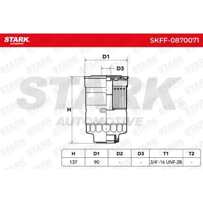 Kraftstofffilter Stark SKFF-0870071 SKFF-0870071 - foto 4