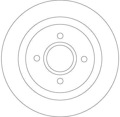 Vordere Bremsscheibe TRW DF4251 DF4251 - foto 2