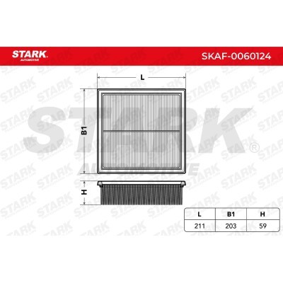 Luftfilter Stark SKAF-0060124 SKAF-0060124 - foto 6