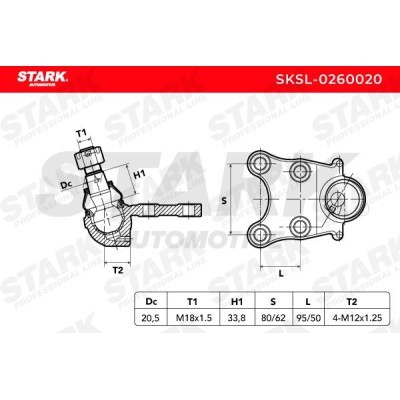 Traggelenk Stark SKSL-0260020 SKSL-0260020 - foto 4