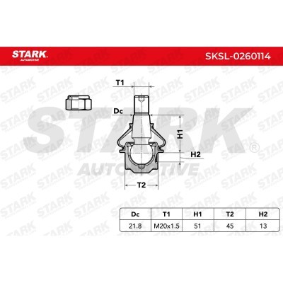 Traggelenk Stark SKSL-0260114 SKSL-0260114 - foto 5