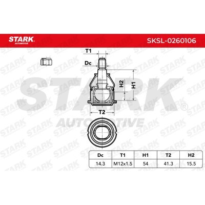 Traggelenk Stark SKSL-0260106 SKSL-0260106 - foto 5