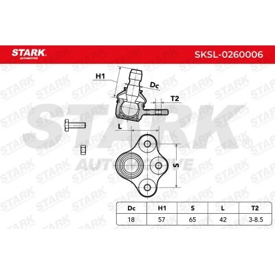 Traggelenk Stark SKSL-0260006 SKSL-0260006 - foto 3