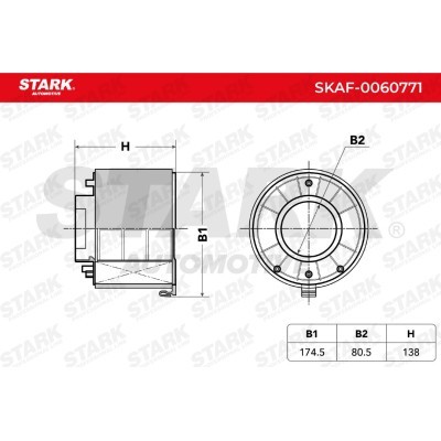 Luftfilter Stark SKAF-0060771 SKAF-0060771 - foto 6