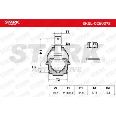 Traggelenk Stark SKSL-0260375 SKSL-0260375 - foto 5
