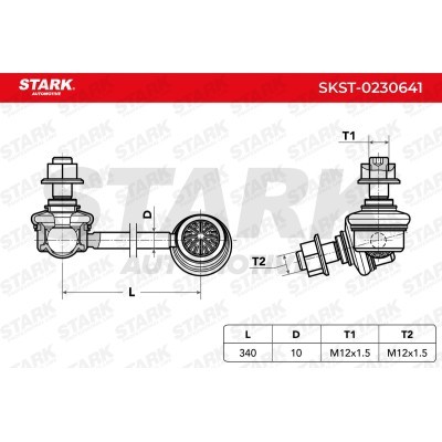 Stabilisator Stange Stark SKST-0230641 SKST-0230641 - foto 8