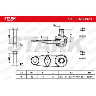 Traggelenk Stark SKSL-0260029 SKSL-0260029 - foto 4