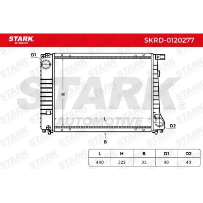 Kühler, Motorkühlung Stark SKRD-0120277 SKRD-0120277 - foto 4