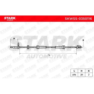 ABS Sensor Stark SKWSS-0350116 SKWSS-0350116 - foto 3