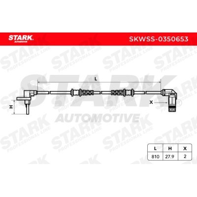 ABS Sensor Stark SKWSS-0350653 SKWSS-0350653 - foto 3