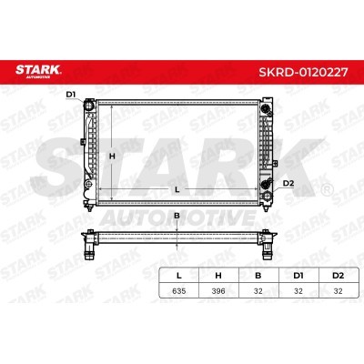 Kühler, Motorkühlung Stark SKRD-0120227 SKRD-0120227 - foto 9