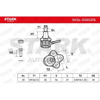 Traggelenk Stark SKSL-0260216 SKSL-0260216 - foto 4