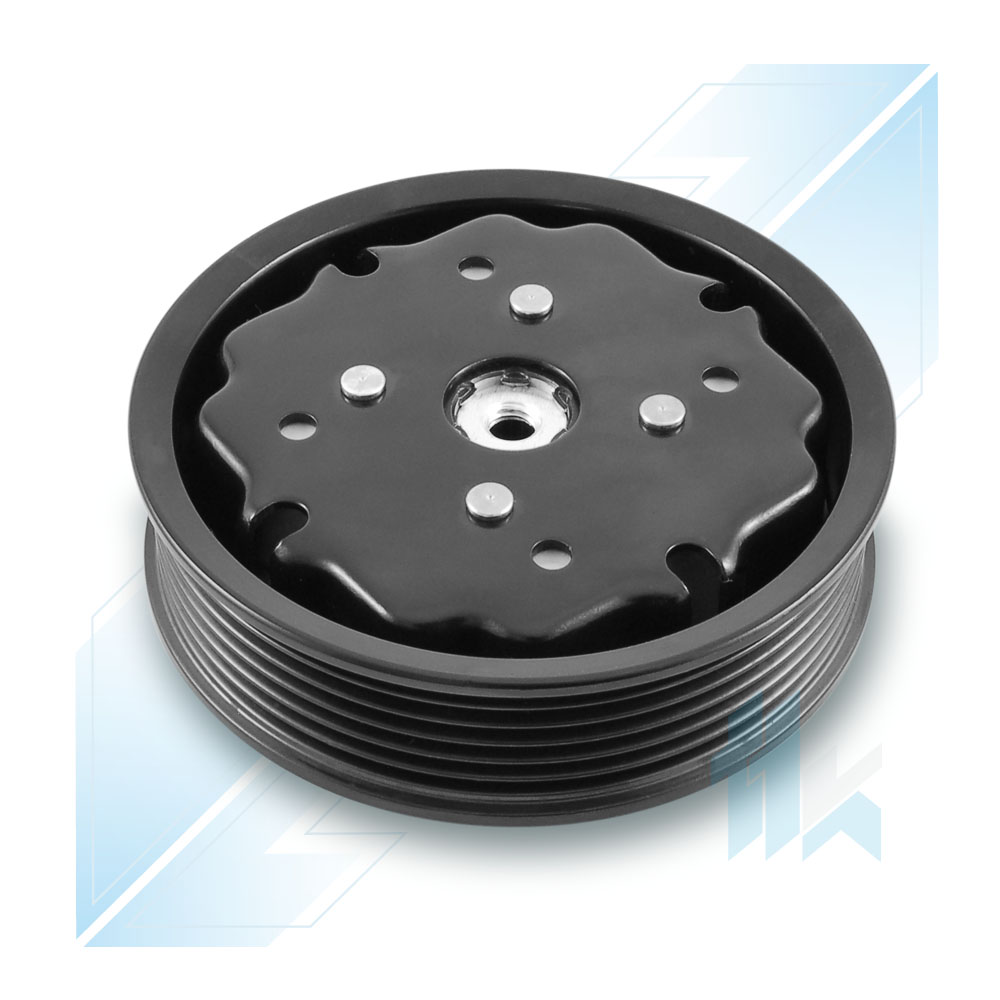 Klimakompressor Kupplung DENSO 6SEU12C 6PK (PV6) Ø107/Ø102 Audi 110D6E2600 - foto 3