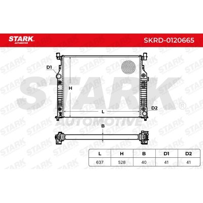 Kühler, Motorkühlung Stark SKRD-0120665 SKRD-0120665 - foto 9