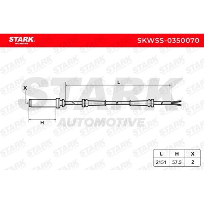 ABS Sensor Stark SKWSS-0350070 SKWSS-0350070 - foto 3