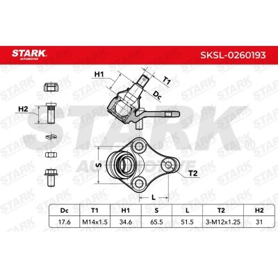 Traggelenk Stark SKSL-0260193 SKSL-0260193 - foto 5
