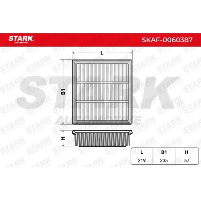 Luftfilter Stark SKAF-0060387 SKAF-0060387 - foto 3